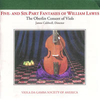 5 and 6 part Fantasies of William Lawes by Oberlin Consort of Viols